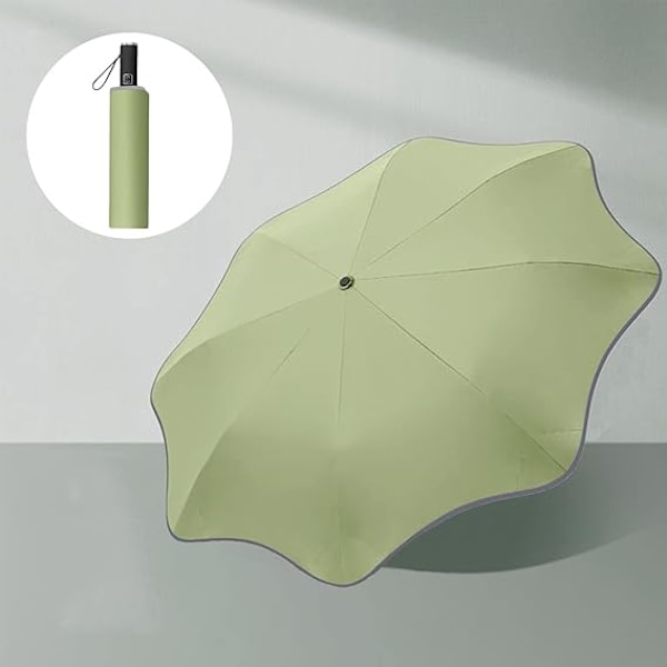Rundhörnigt anti-stickigt sol- och regnskydd med reflexremsa Lättviktigt anti-ultraviolett fullglasfiberskelett