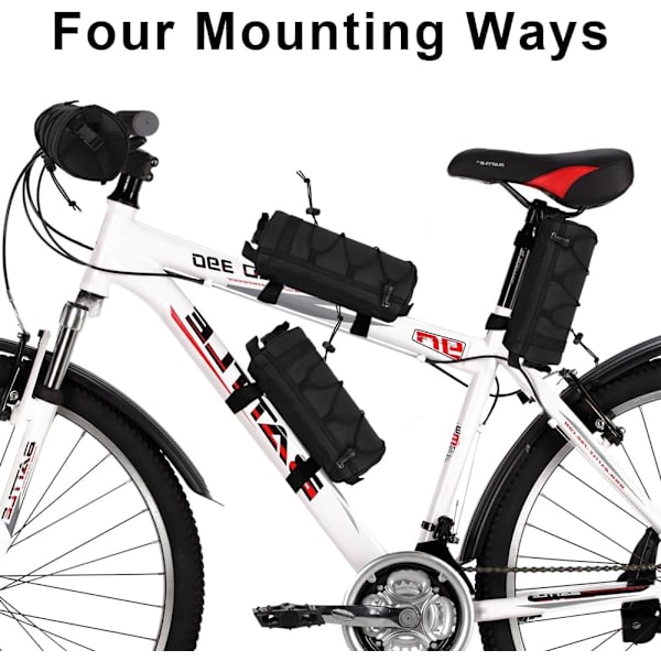 Cykelstyrväska Cykelfrontväska Axelväska Förvaringsväska med Axelrem för Landsvägscykel Mountainbike Cykling Resor