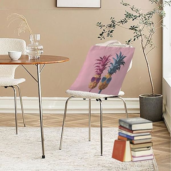 Strandväska, Hawaiian Canvas Tote Bag Resväska Twine Strandväskor Återanvändbara Canvas Tygväska Personlig Tryckt Canvas Tote Bag