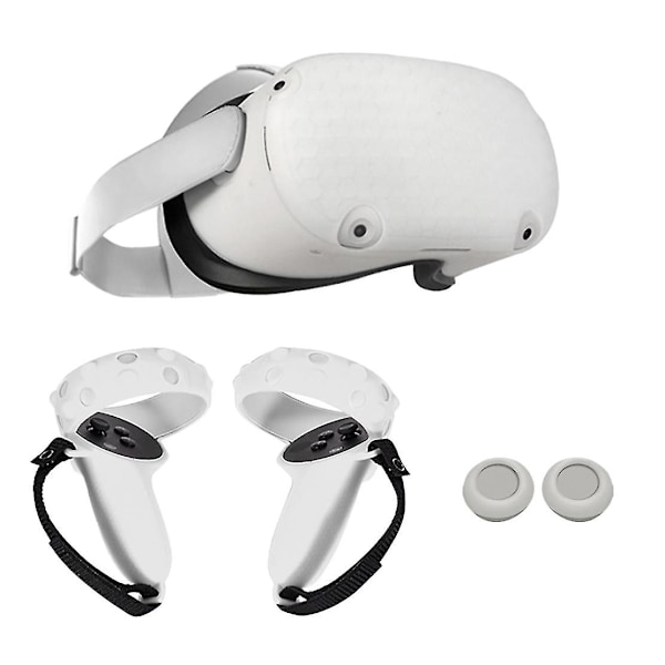 Nyt Beskyttelsesdæksel Kompatibelt Oculus Quest 2 Vr Touch Controller Håndtag Greb Etui Silikon Fuld Beskyttende Kompatibel Oculus Quest2a