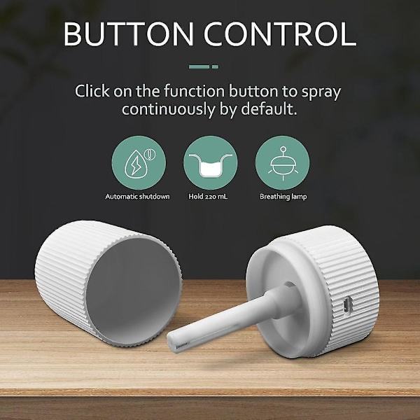 Luftfuktare, färgglad Cool Mini USB-luftfuktare med 7 färger