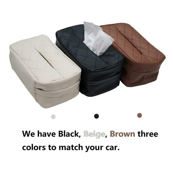 Bildevevholder, Bildevevboks for hodegjerde, Bildevevboksholder for universal bil Black