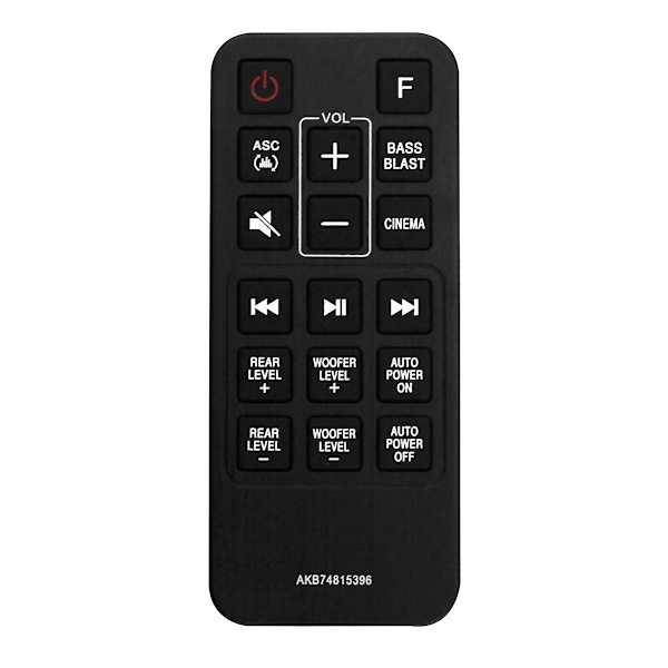 Akb74815396 Erstatningsfjernkontroll for LG Lydplanke Sj4r Sj4y Sj4y-s Fjernkontroll