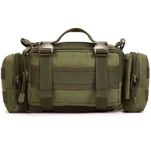 Militär multifunktionell utomhus taktisk midjeväska Molle camping vandrings midjeväska nylon multifunktionell handväska
