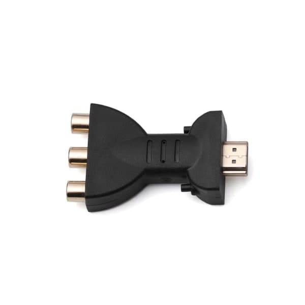 HDMI til 3 RGB/RCA Lydadapter Komponentkonverter HDMI til 3RCA