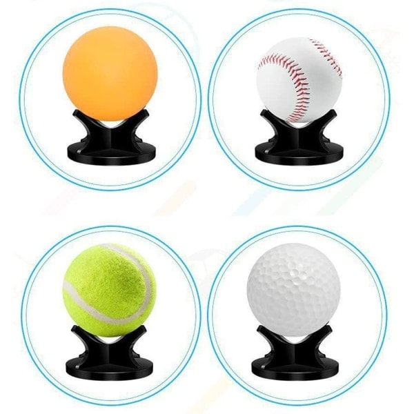 Golfboldstativ Sportsboldstativ SORT Sort Black