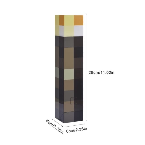 Minecraft nattlys - Fakkel nattlys