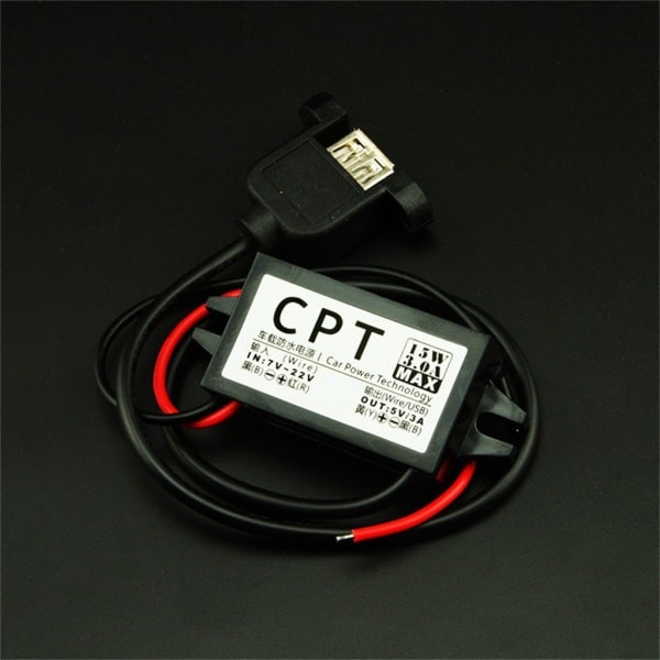 12V til 5V DC-DC Step Down Spenningsomformer Strømforsyning Buck Converter Spenningsregulator Enkel å bruke MircoUSB MircoUSB