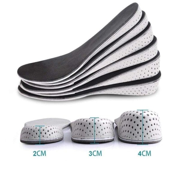 Shoe inserts / Grow Taller - Soles - 2cm, 3cm, 4cm Black 2cm