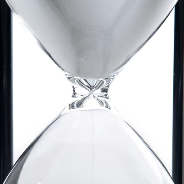 Timeglass Sandtimer, 60 Minutter Tre Sandklokke White