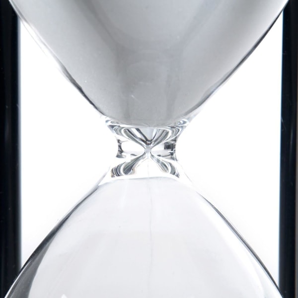 Timglas Sand Timer, 60 Minuters Trä Sandklocka White