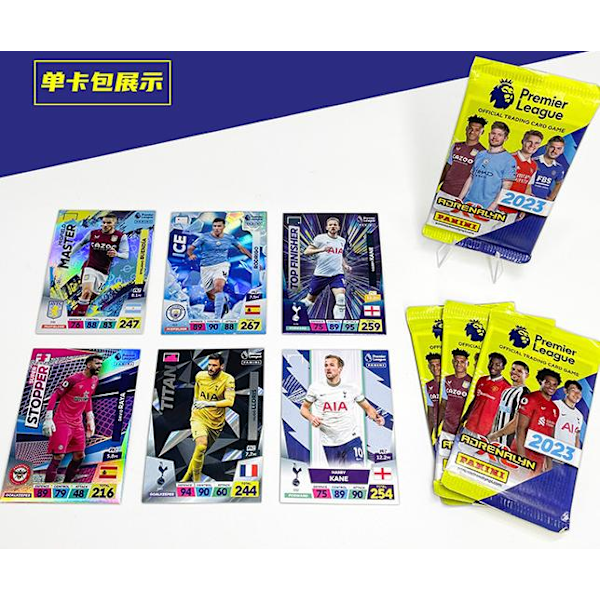 Panini Premier League Stjerne Kortpakke - Fodboldstjerne Kort Omkring Manchester United - Spilkortsbog Samlekort - 1 classic box