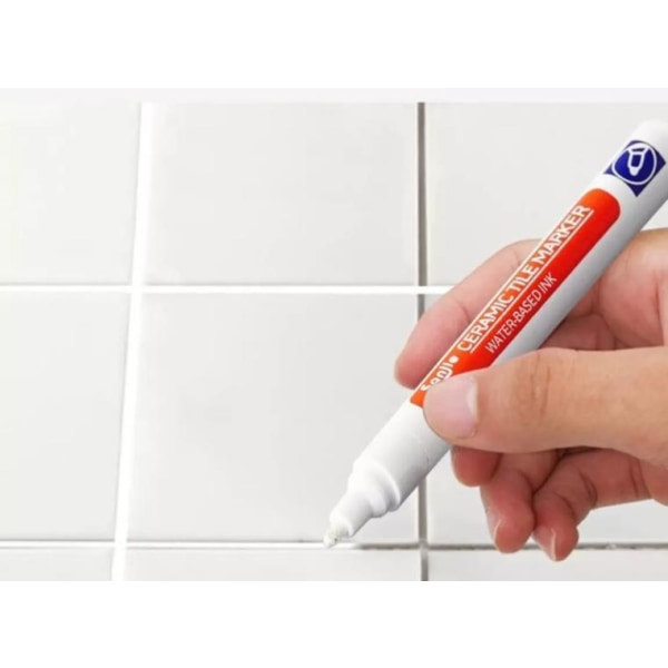 Fugepen - forny fugene - White