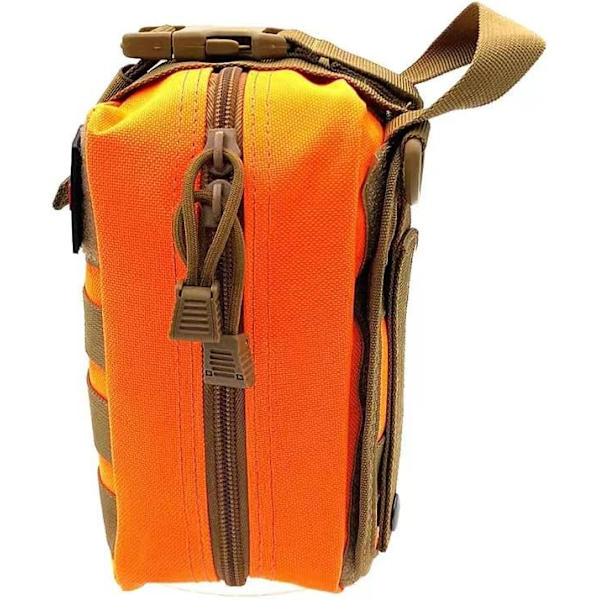 Första hjälpen-kit väska, EMT Rip Away Pouch, Taktisk MOLLE Första hjälpen-kit Medicinsk väska - Multifunktionell midjeväska Khaki