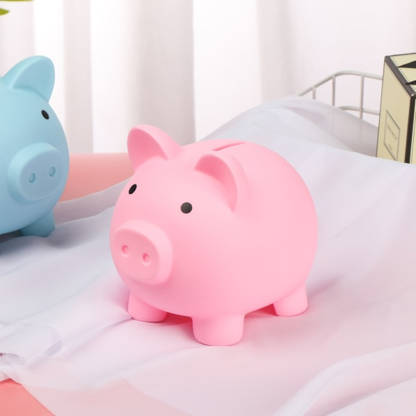Säästöpossu söpö pankki VAALEANPUNAINEN pinkki pink