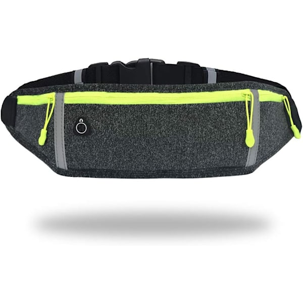 Running Belt with Waterproof Adjustable Elastic Strap, Sweatproof waistpacks with Large Capacity, Perfect for Running and Outdoor Activities