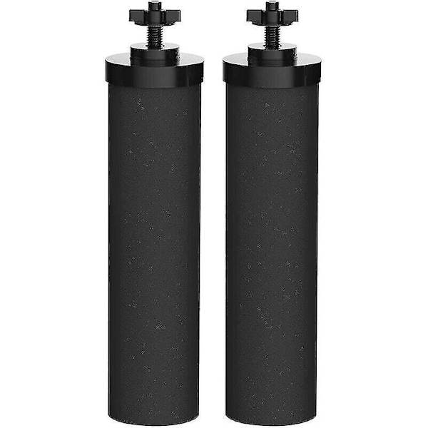 2 stk Kompatible Berkey Black Naturlige Filtermateriale Vannrensingsfiltre Elementf-f