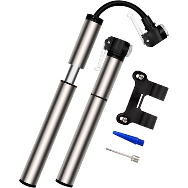 Mini-pyöränpumppu Kannettava Pyöränpumppu Presto- ja Schrader-venttiileillä Alumiiniseos 120psi Korkeapaineinen Pyöränrenkaiden Pumppu
