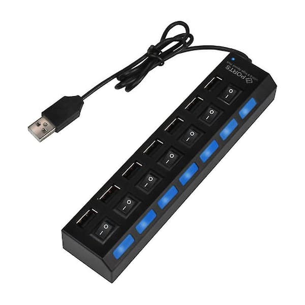 1 stk 7-ports USB-hub
