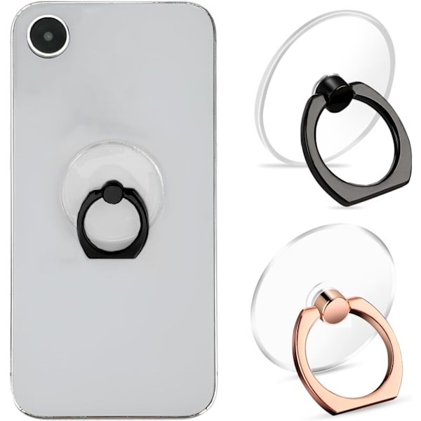 Socket Phone Case Grip Rings Holder 2 PCS Cute Finger Kickstand Cellphone Attachment Stand Folding Rotatable