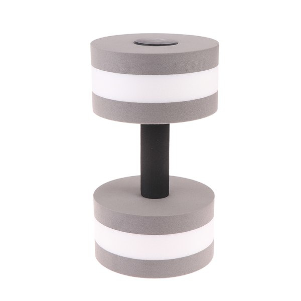 PC EVA Vattendumbbells Automatisk Flytande Skum Dumbbells Grå Gray