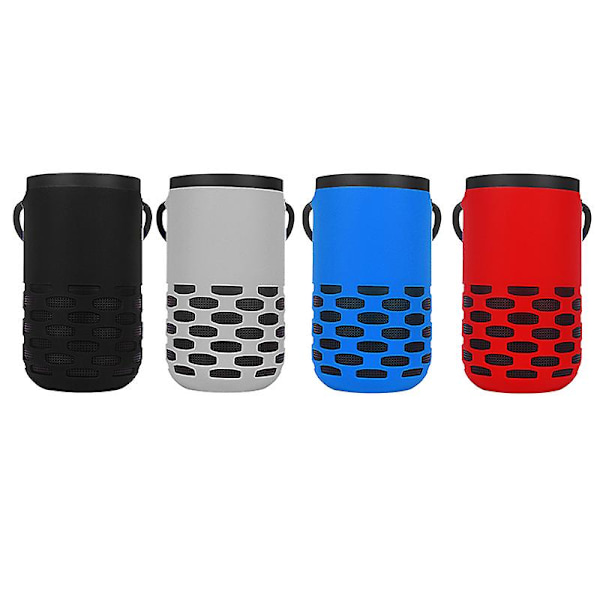 Silikonbeskyttelsesetui for Bose Portable Home-høyttaler - Svart Red