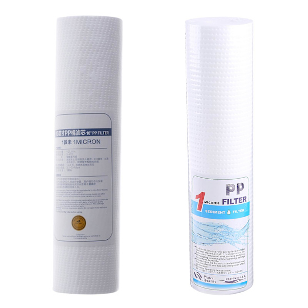10\" Vandrenser PP Filterpatron 1 Mikron Sigte Sediment Udskiftning 120g