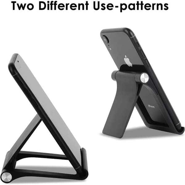 Telefonstativ - Justerbar Telefonstativ for Bord, Stativ for Tablet Black