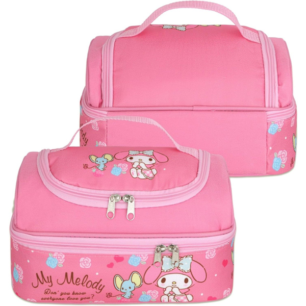 Anime Cinnamoroll, Melody, Kuromi Lunch Bag för män och kvinnor, läckagesäker lunchlåda, stor facklunchbehållare, väska för arbete och resor B