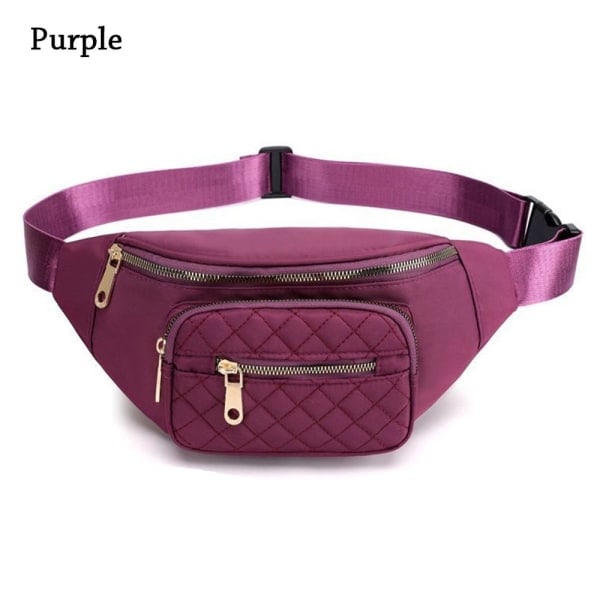 Brustväska Midjeväska Väska Axelväska LILA lila purple