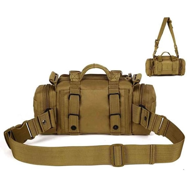 Militär multifunktionell utomhus taktisk midjeväska Molle camping vandrings midjeväska nylon multifunktionell handväska