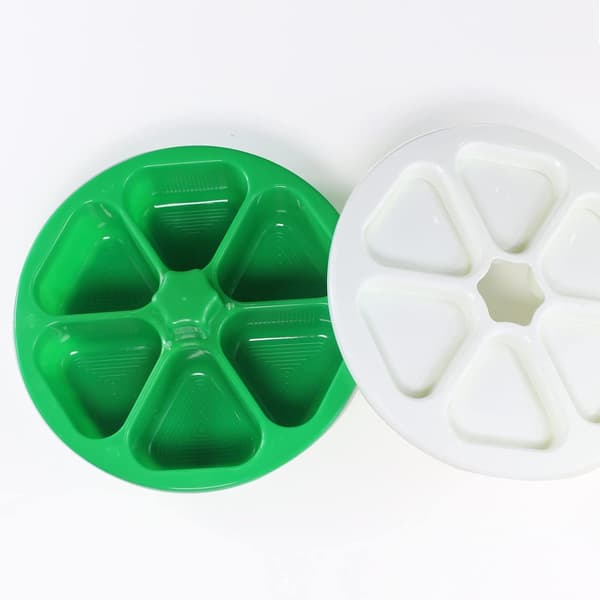 6 Huls Trekant Sushi Form Onigiri Risbold Presse Maker Non-stick Sushi Maker Værktøjer Til Tang Cilantro Risbolde