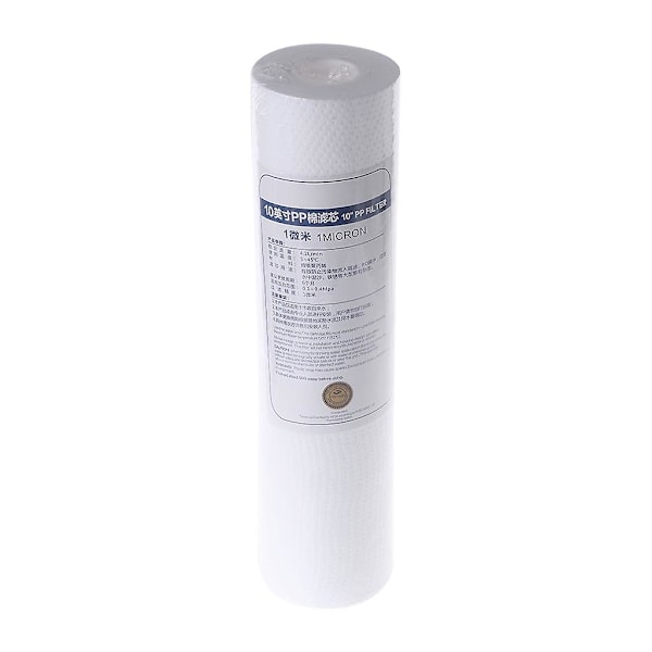 10\" Vandrenser PP Filterpatron 1 Mikron Sigte Sediment Udskiftning 150g