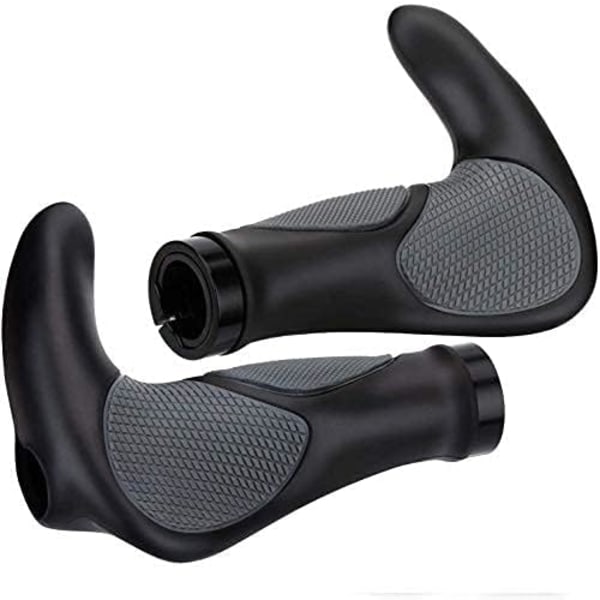 Sykkelgrep, Gummi Ergonomiske Sykkelstyregrep, Sklisikre styregrep 22mm, for MTB BMX Sykling Foldbar By Sykler Grep, Scooter Grep