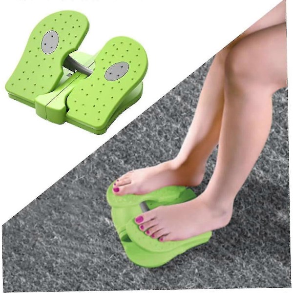Mini Stepper Under Desk Træningsudstyr Fodpedal Foldbar Fitness Trappetræner Grøn Pedal Træningsudstyr