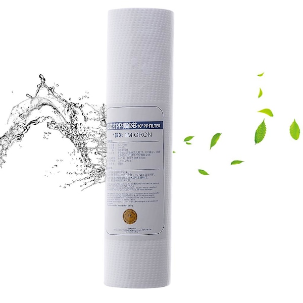 10\" Vandrenser PP Filterpatron 1 Mikron Sigte Sediment Udskiftning 150g