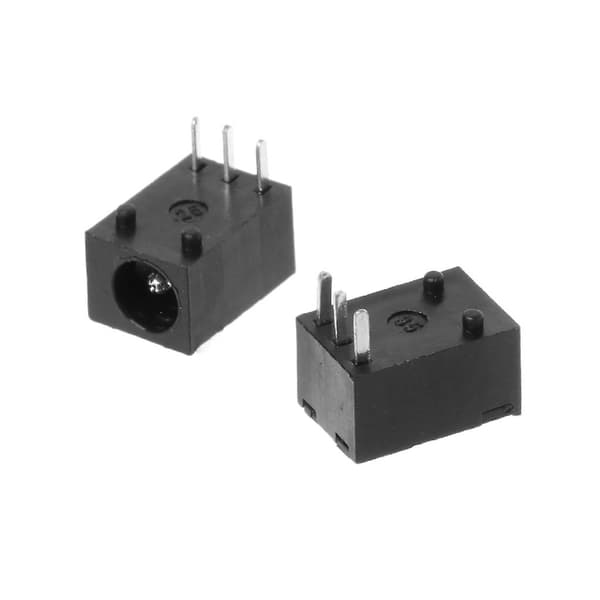 10 stk Dc-003 3,5x1,3 mm for DC strømkontaktkontakt 3-polet panelmontert plugg