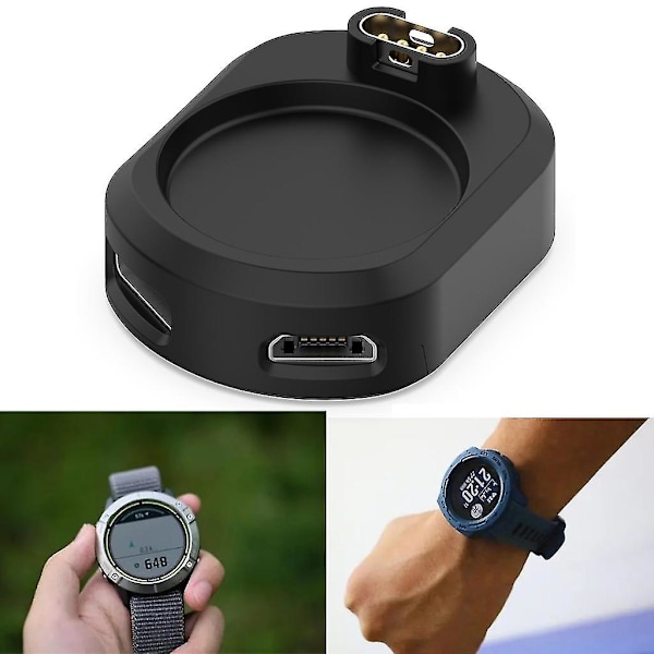 Stasjonær ladestasjon, basedock, holderadapter for Garmin-serien Fenix7 smartklokke