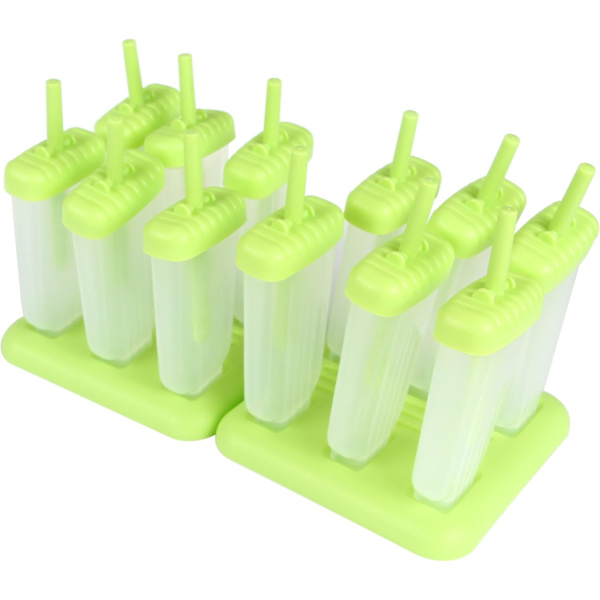 Plastik Ispopsforme Ispops Maker BPA Fri Børnenes Køkken Ispopsforme Maker, Pakke med 2