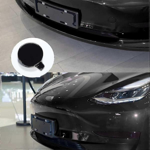 Frontdeksel for slepekrok til Tesla Model 3, svart erstatningsdeksel (1460701-00-b) red