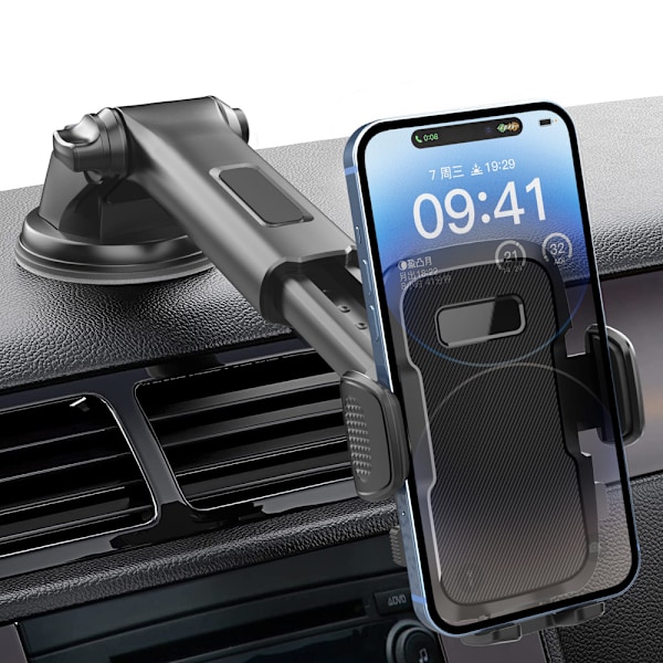 Ny mobiltelefonhållare för bil, sugkopp bil mittkonsol instrumentbräda universell navigering fast stöd fäste
