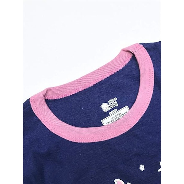 Pyjamas Enhörning,Sovkläder 2-delade Långärmade PJs Nattkläder Toppar + Byxor Set Nattkläder Outfits för Barn 120cm