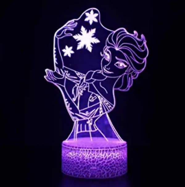 3D Illusion Lampe Led Elsa Olfa