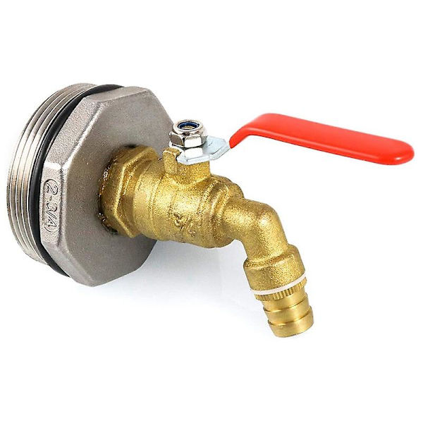 2 Tommer Tromle Hane Messing Tønde Hane med EPDM Pakning til 55 Gallons Tromle