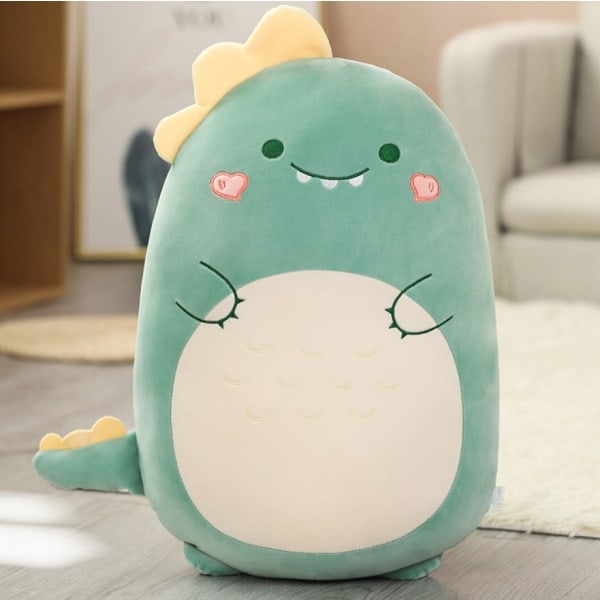 60 cm Squishmallows plusslelu Eläin Kawaii pehmeä suuri tyyny - Husky Dinosaur Pink pig