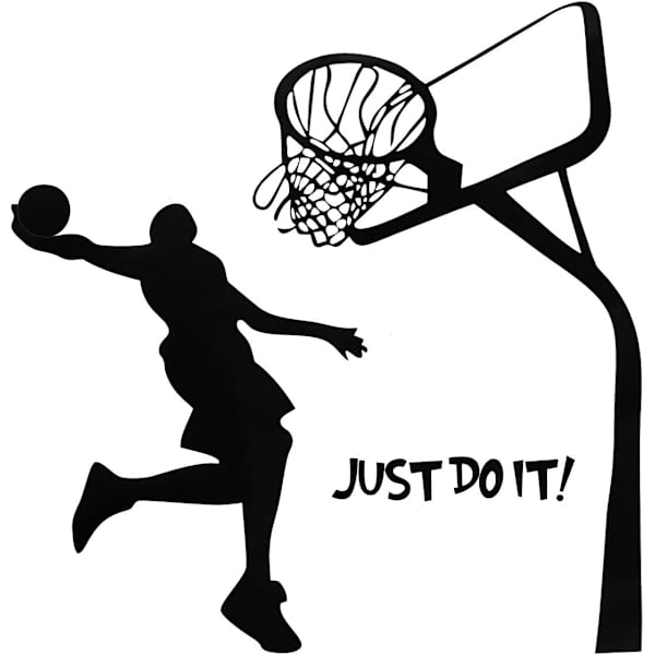 Basketboll Väggdekal DIY Avtagbar Sport Hemrum Dekor Väggklistermärke Tapet Konst