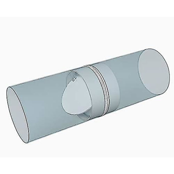 100 mm liitäntä takaiskuventtiilillä, pyöreä