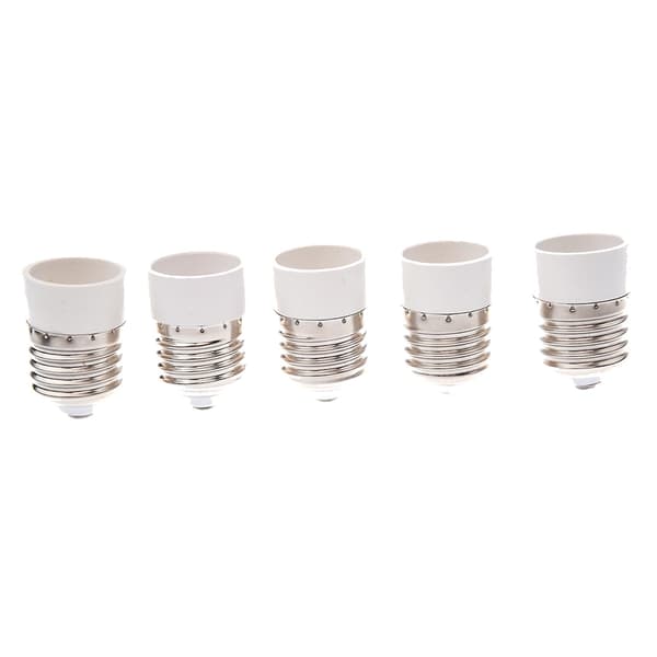 10 Pak E27 Til E14 Pærefatning Adapter Konverter Pære Forlænger Base CFL Lille Skrue Adapter