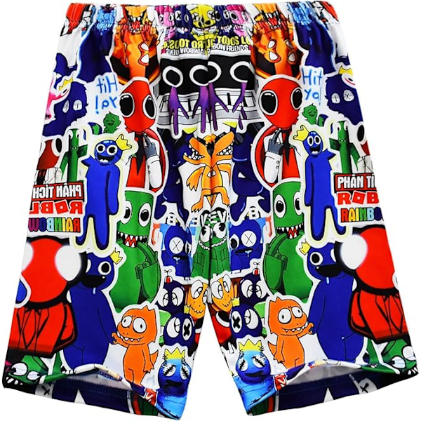 Pojkar Pyjamas Set Regnbågar Vänner Barn Kortärmad Två Delar Pyjamas Storlek 6-7 År Sovkläder För Pojkar
