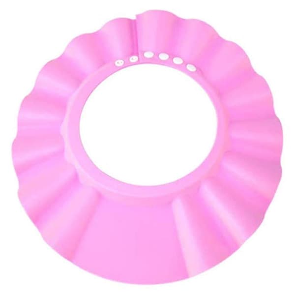 Schampo Skydd Justerbar Babyschampohatt, Ögonskydd Dusch pink